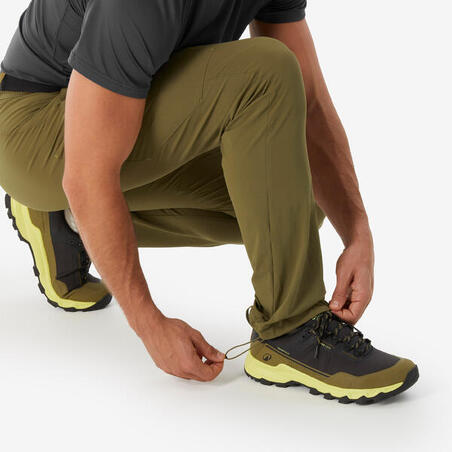 Штани чоловічі MH500 для туризму зелені