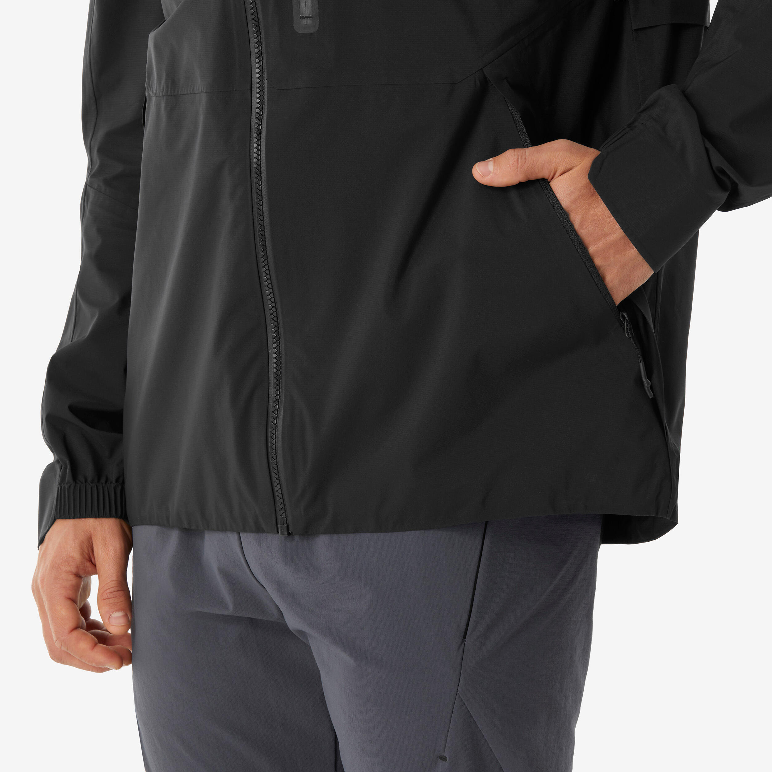 Manteau de randonnée imperméable homme, MH 500 Light 10/18