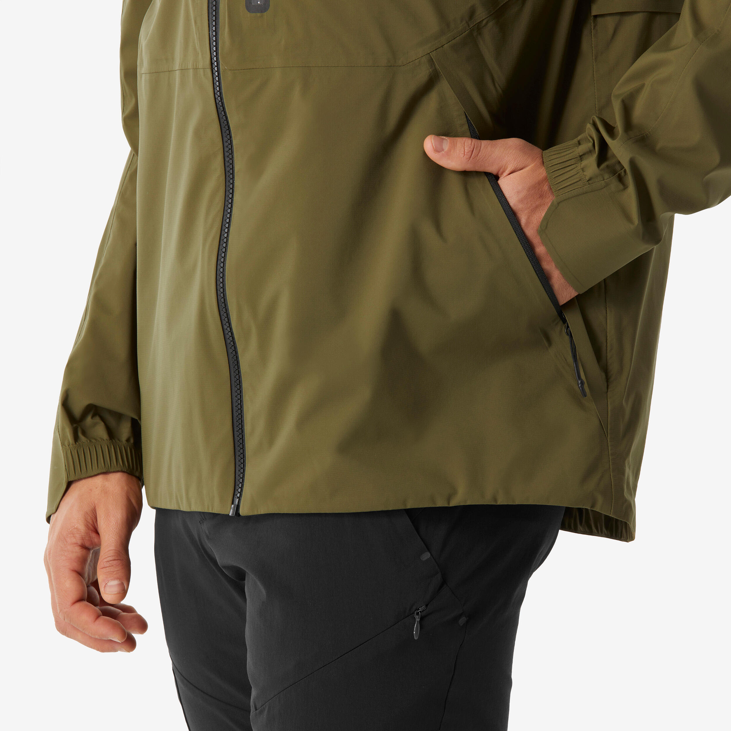 Manteau de randonnée imperméable homme, MH 500 Light 7/13