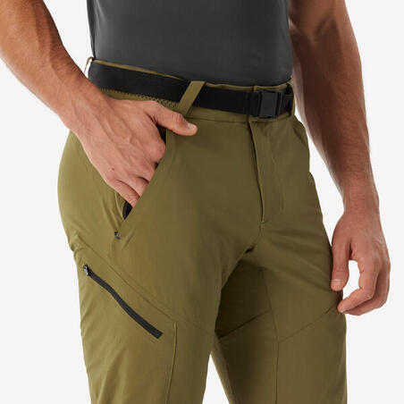 Штани чоловічі MH500 для туризму зелені
