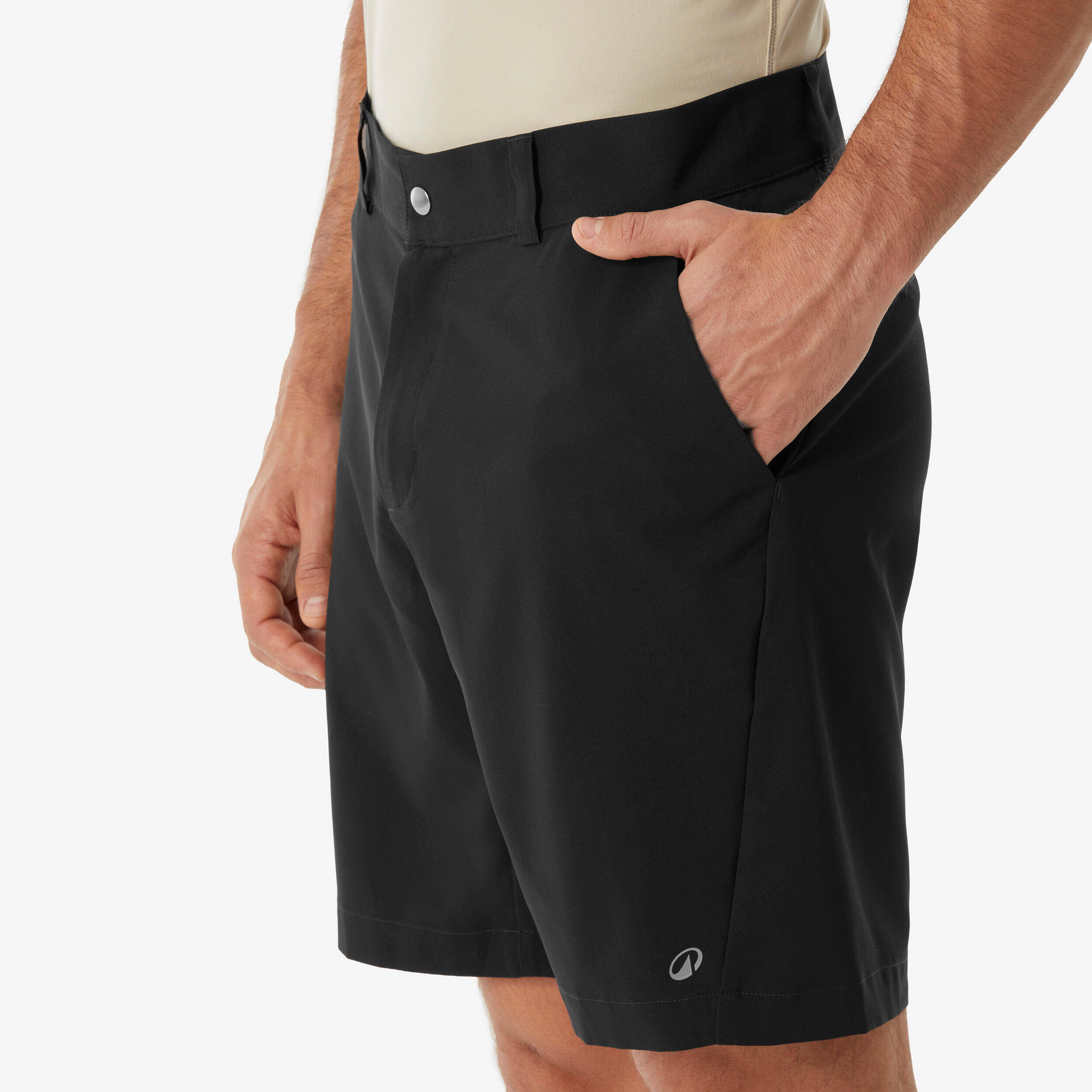 Men's Hiking Shorts MH100 - Black -  4