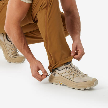 Штани чоловічі МН500 модульні для туризму коричневі