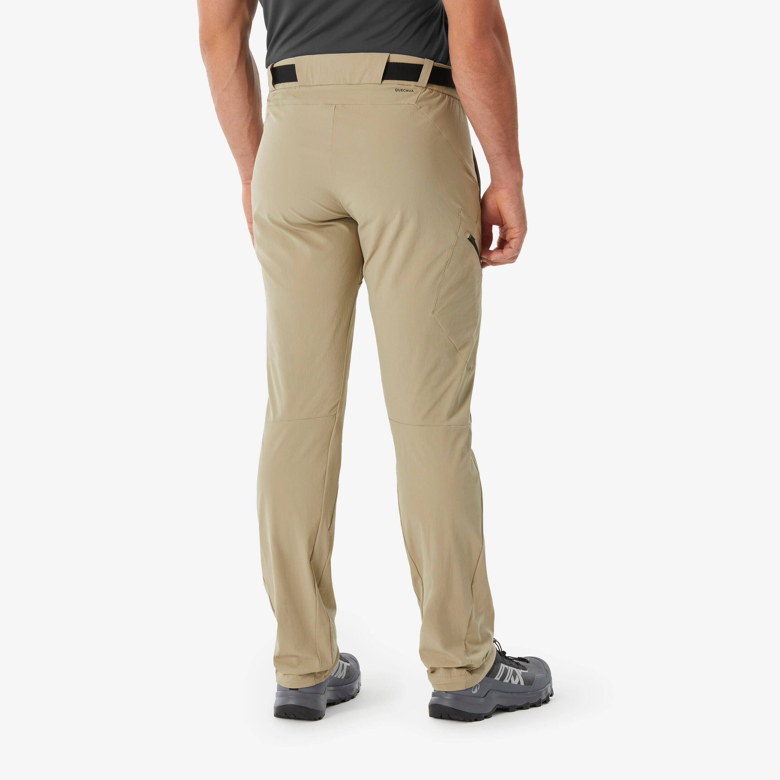 Men’s hiking trousers, MH500 - Beige -  3