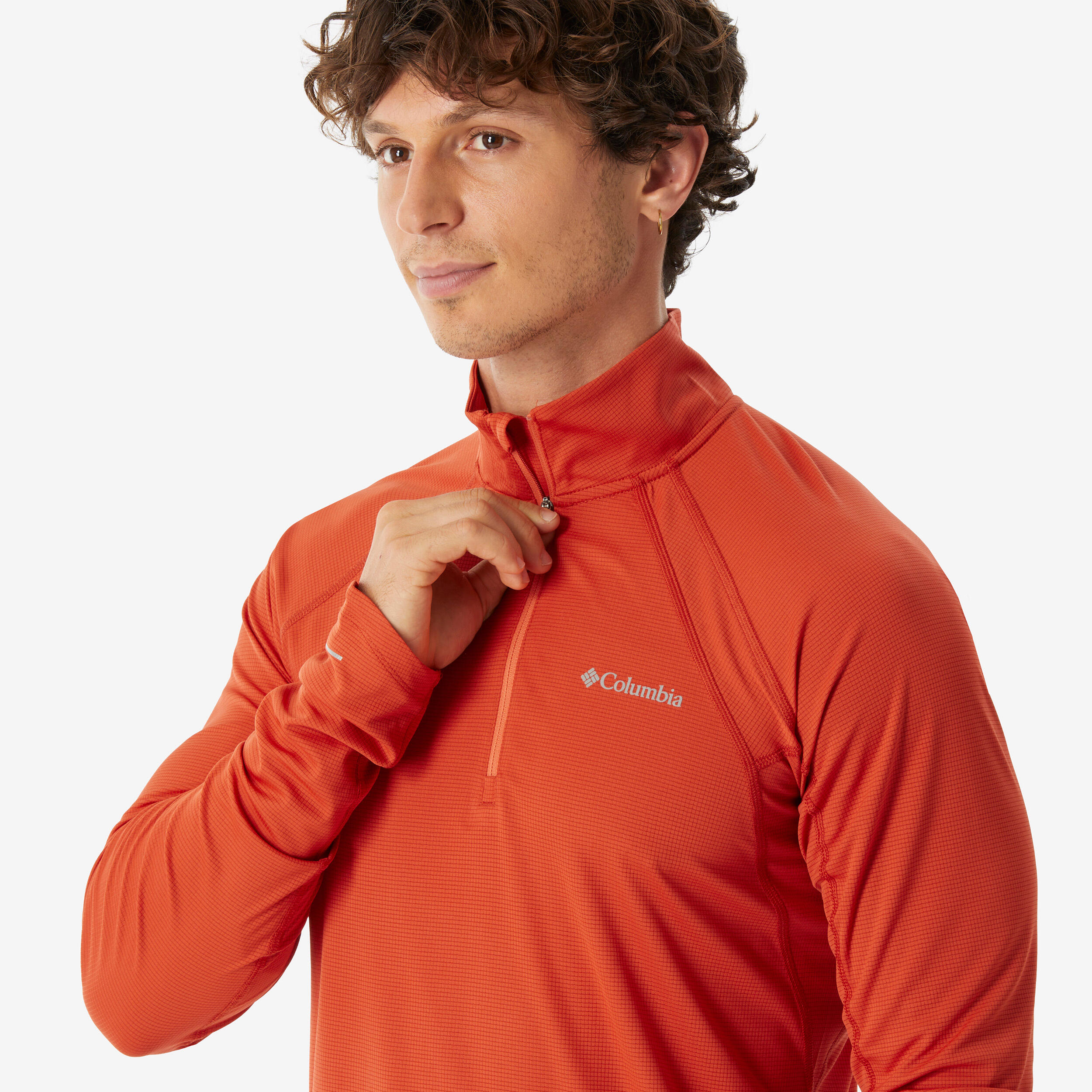 Columbia Wandershirt Herren langarm - Stealth Spring rot  5/5