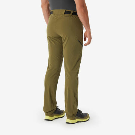 Штани чоловічі MH500 для туризму зелені