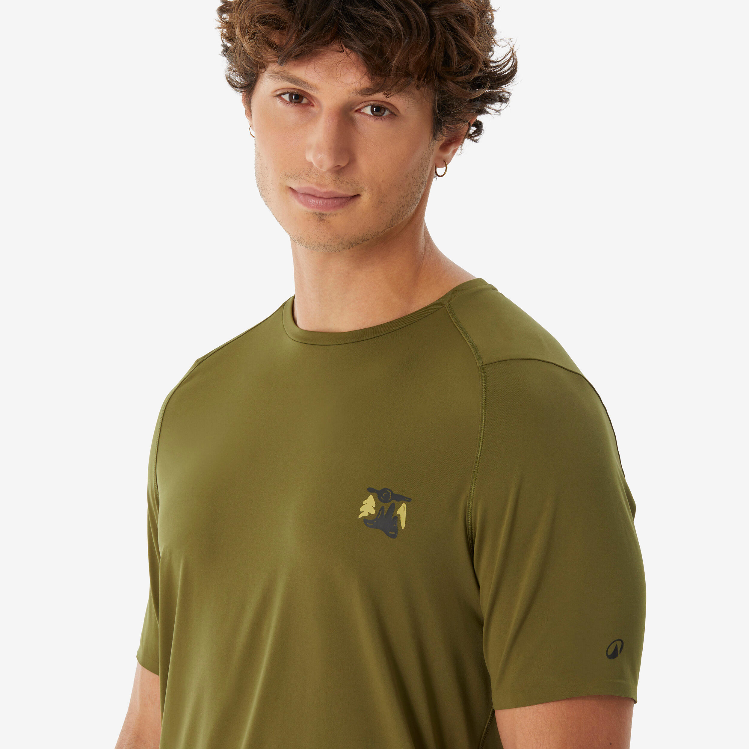 T-shirt de randonnée homme, MH 500 4/8