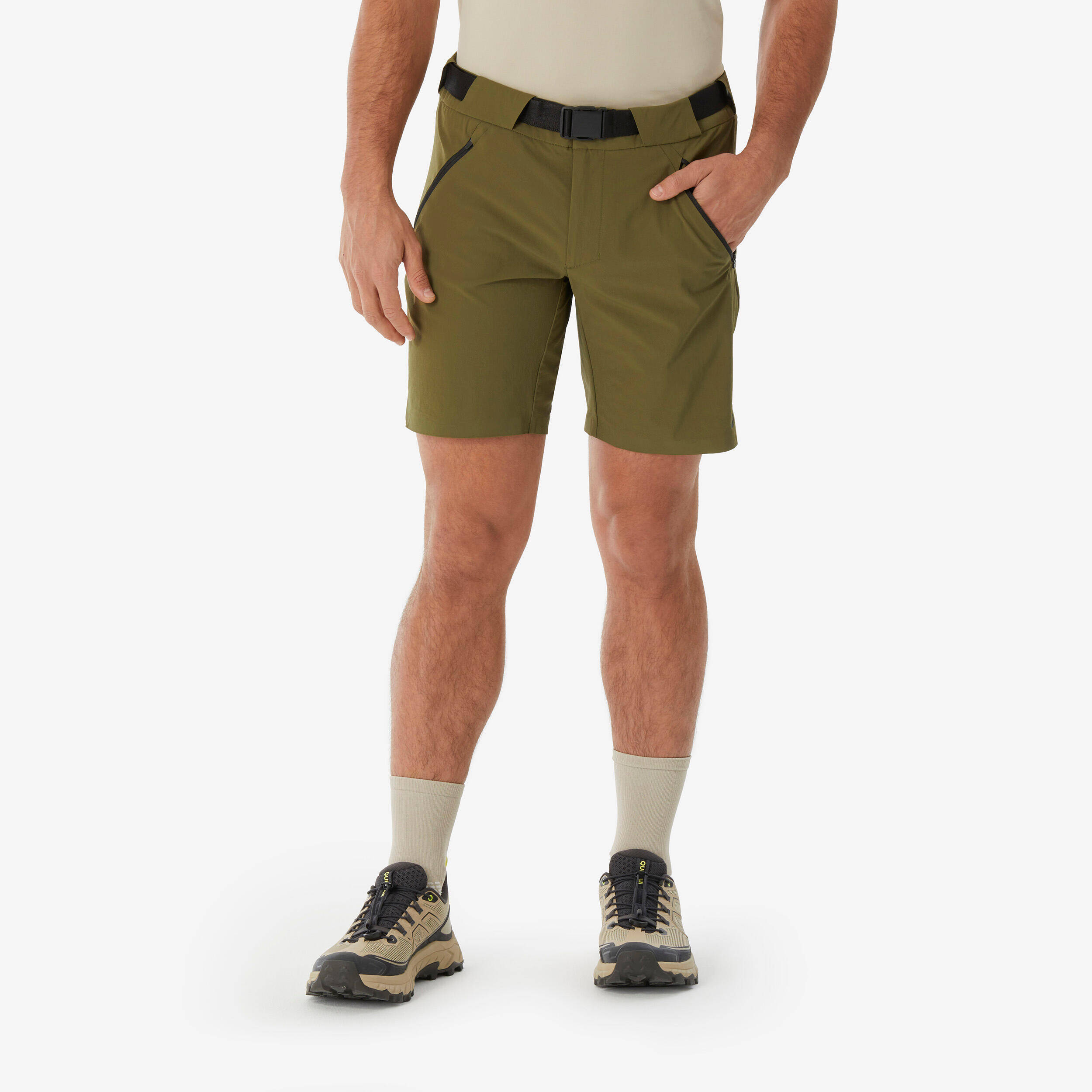 Men’s hiking shorts, MH500 - Khaki