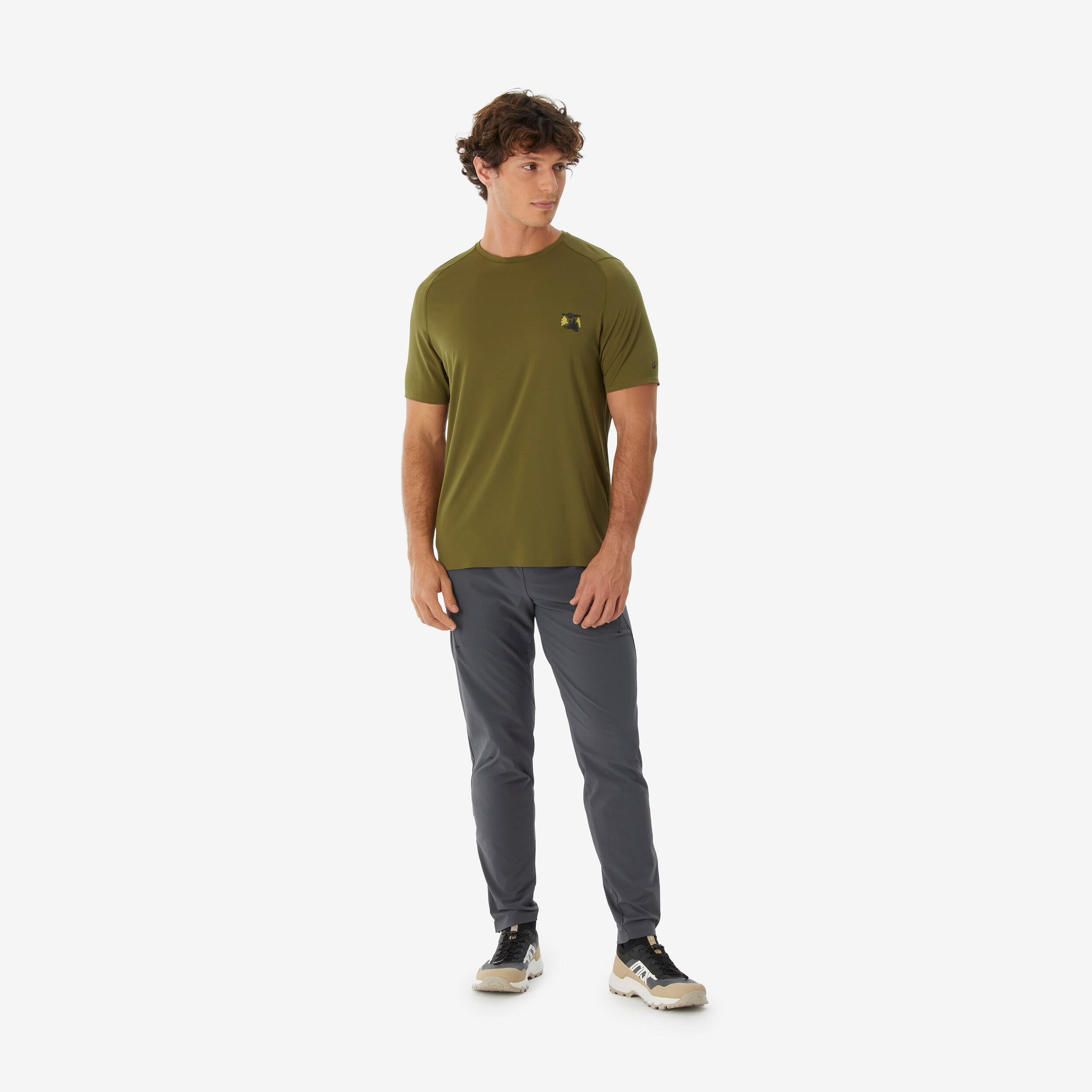 T-shirt de randonnée homme, MH 500 2/8