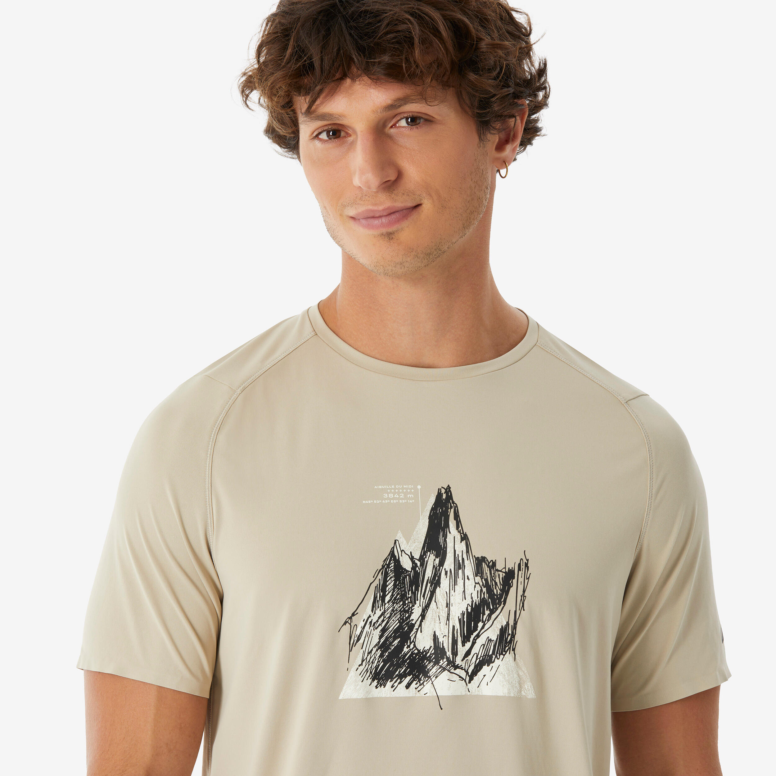 T-shirt de randonnée homme, MH 500 - QUECHUA