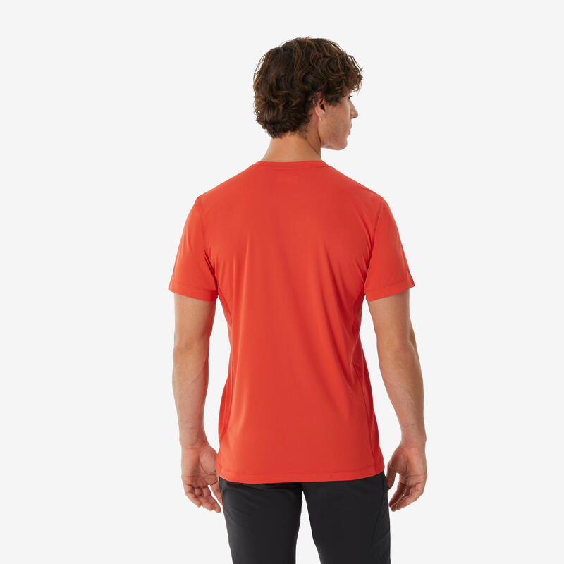 Tricou de drumeție Columbia Zero Rules light Roșu Bărbați