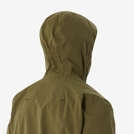 Куртка чоловіча МН500 для туризму водонепроникна хакі