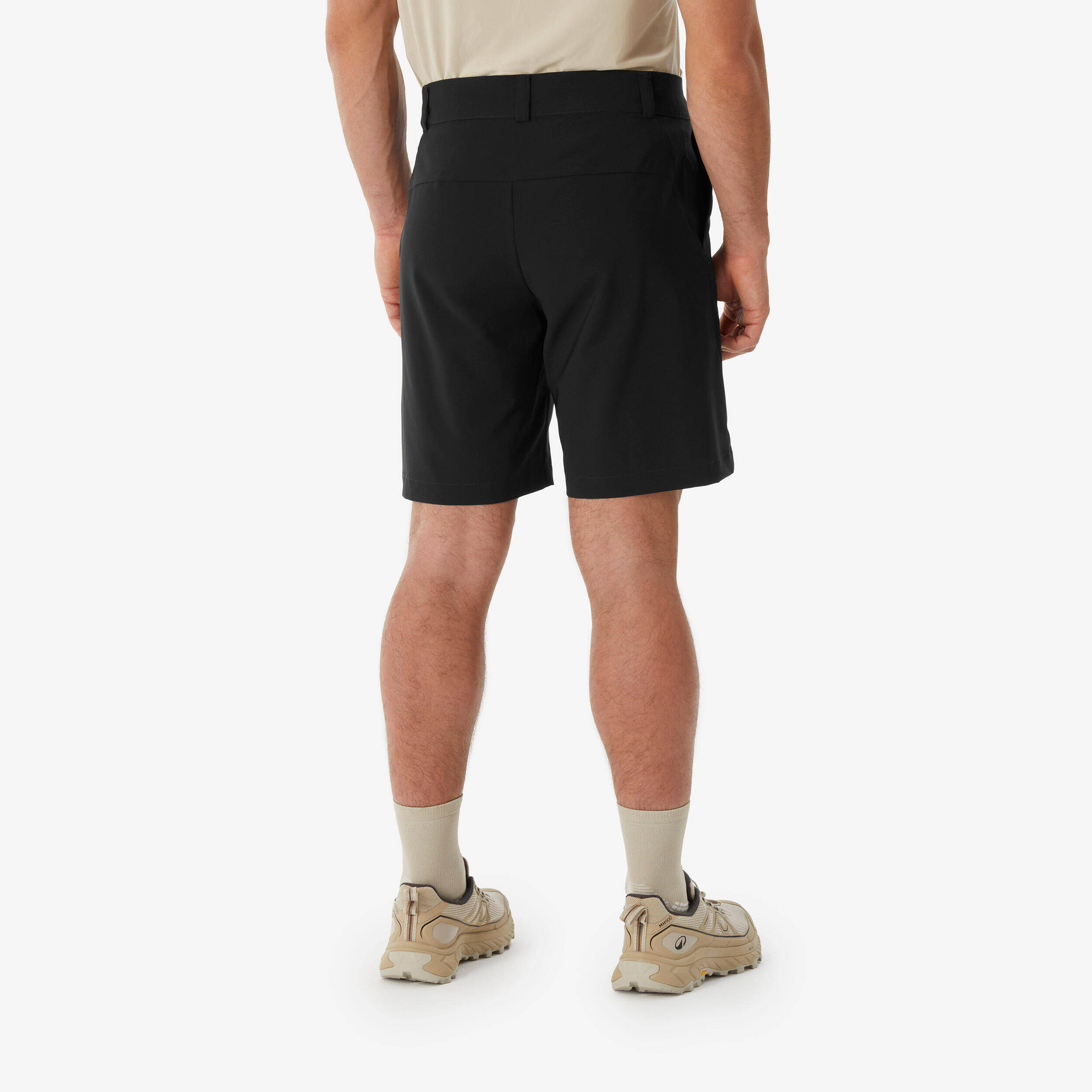 Men's Hiking Shorts MH100 - Black -  3