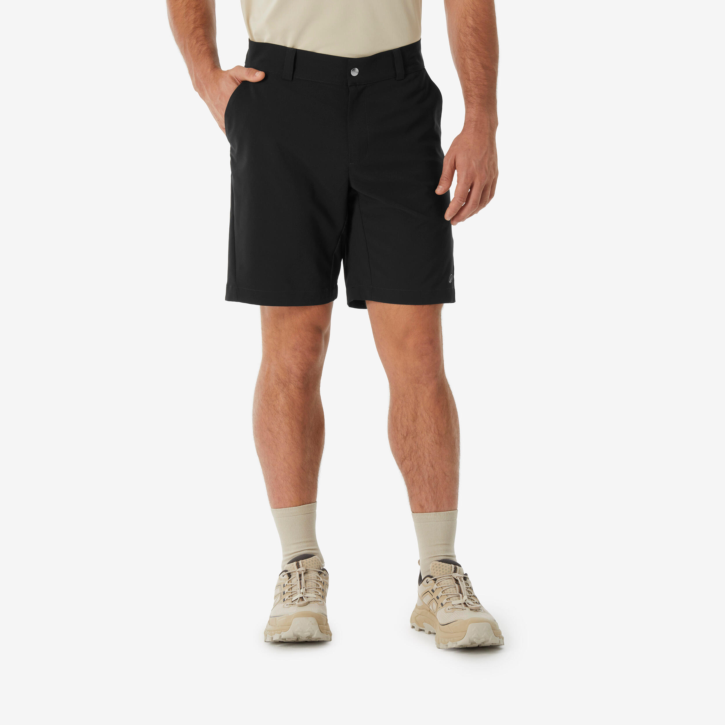Men's MH100 Hiking Shorts Essential - Black