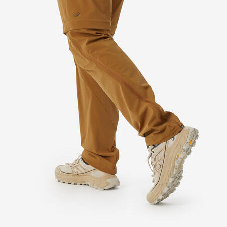 Штани чоловічі МН500 модульні для туризму коричневі