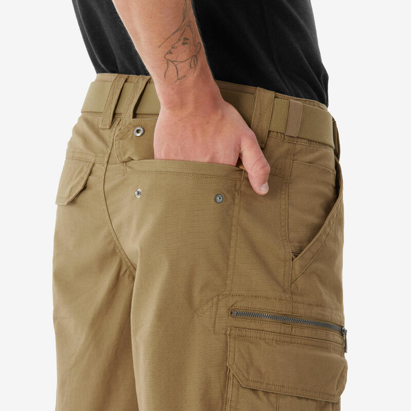 Erkek Outdoor Kargo Şort - Kahverengi - NH500