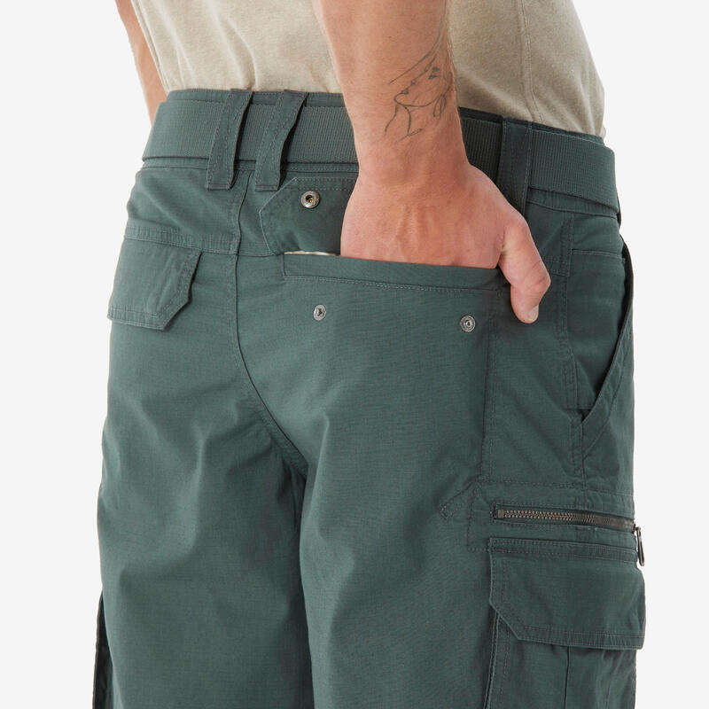 Pantalon scurt drumeție NH500 Cargo verde bărbați