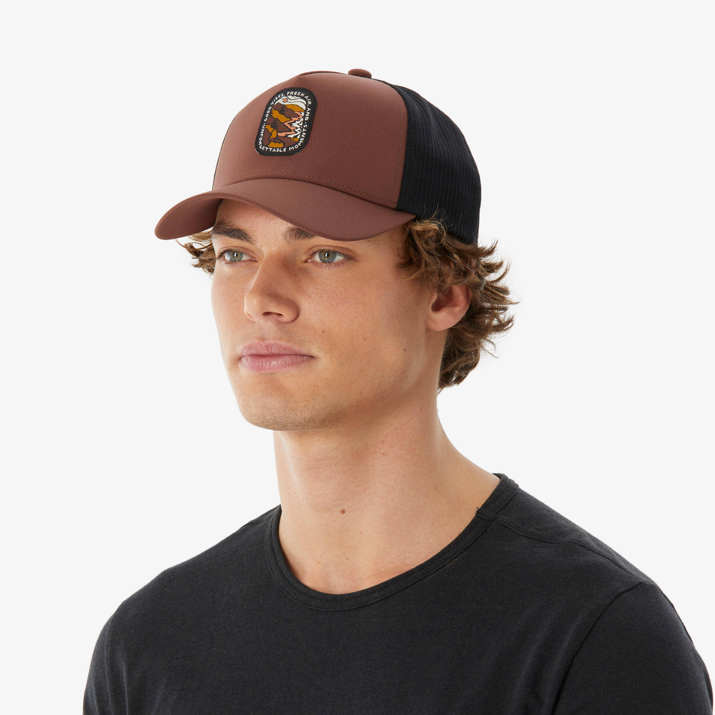 Hiking cap, TRUCKER 500 - Brown -  2