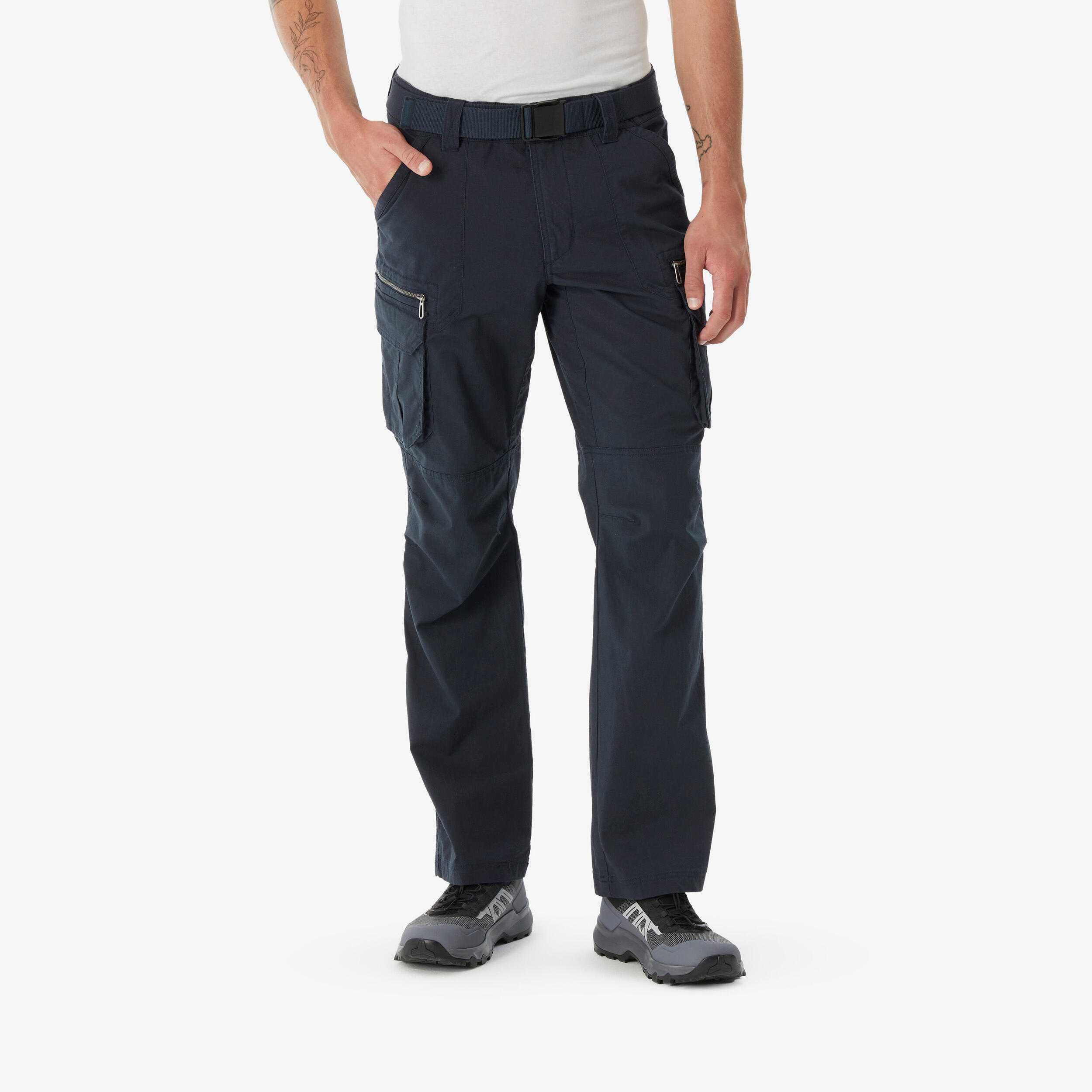 Men's Hiking Pants NH500 - Blue