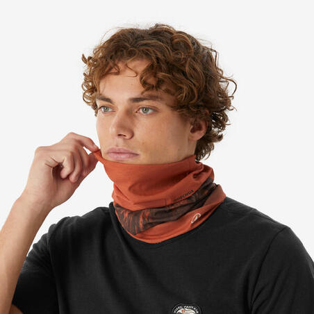 Пов'язка для шиї для піших прогулянок HIKE 100 помаранчева
