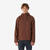 Veste de randonnée imperméable homme, NH500 marron