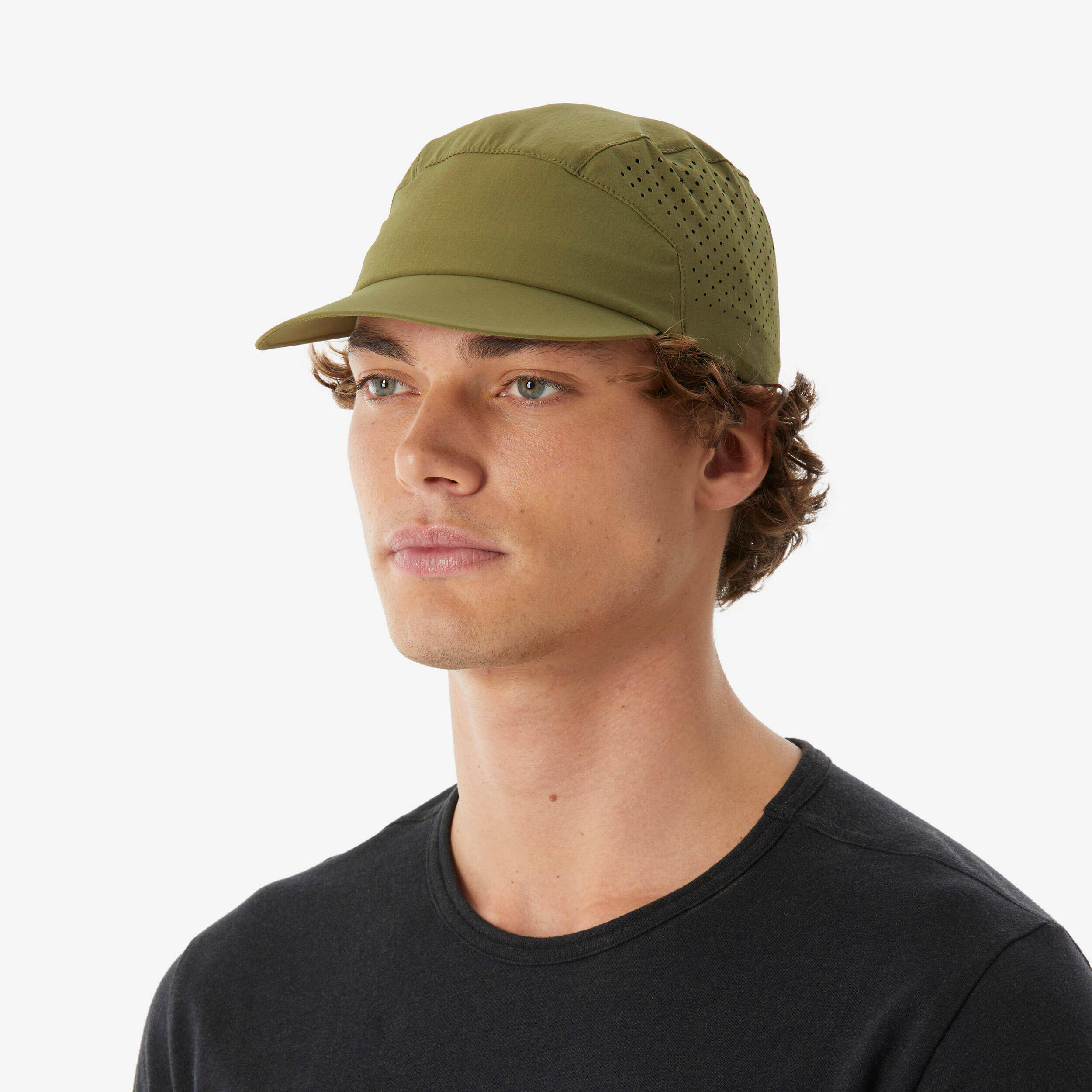 Hiking cap, HIKE 500 Compact - Khaki -  2