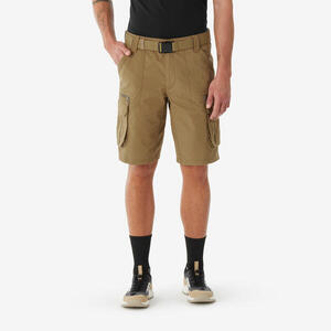 Pantalón corto de montaña y trekking Hombre NH500 Cargo marrón