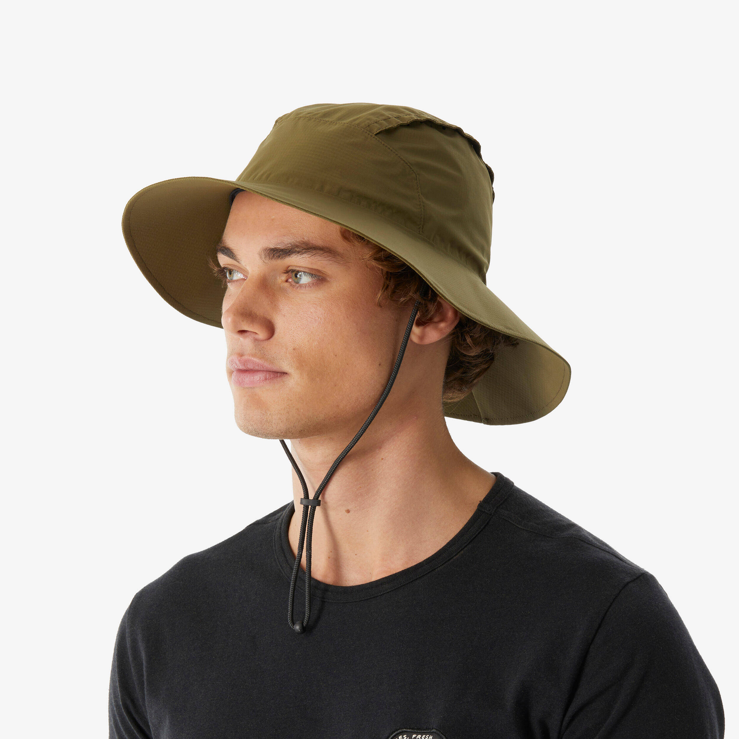 Men’s hiking hat - HIKE 500 - Khaki -  4