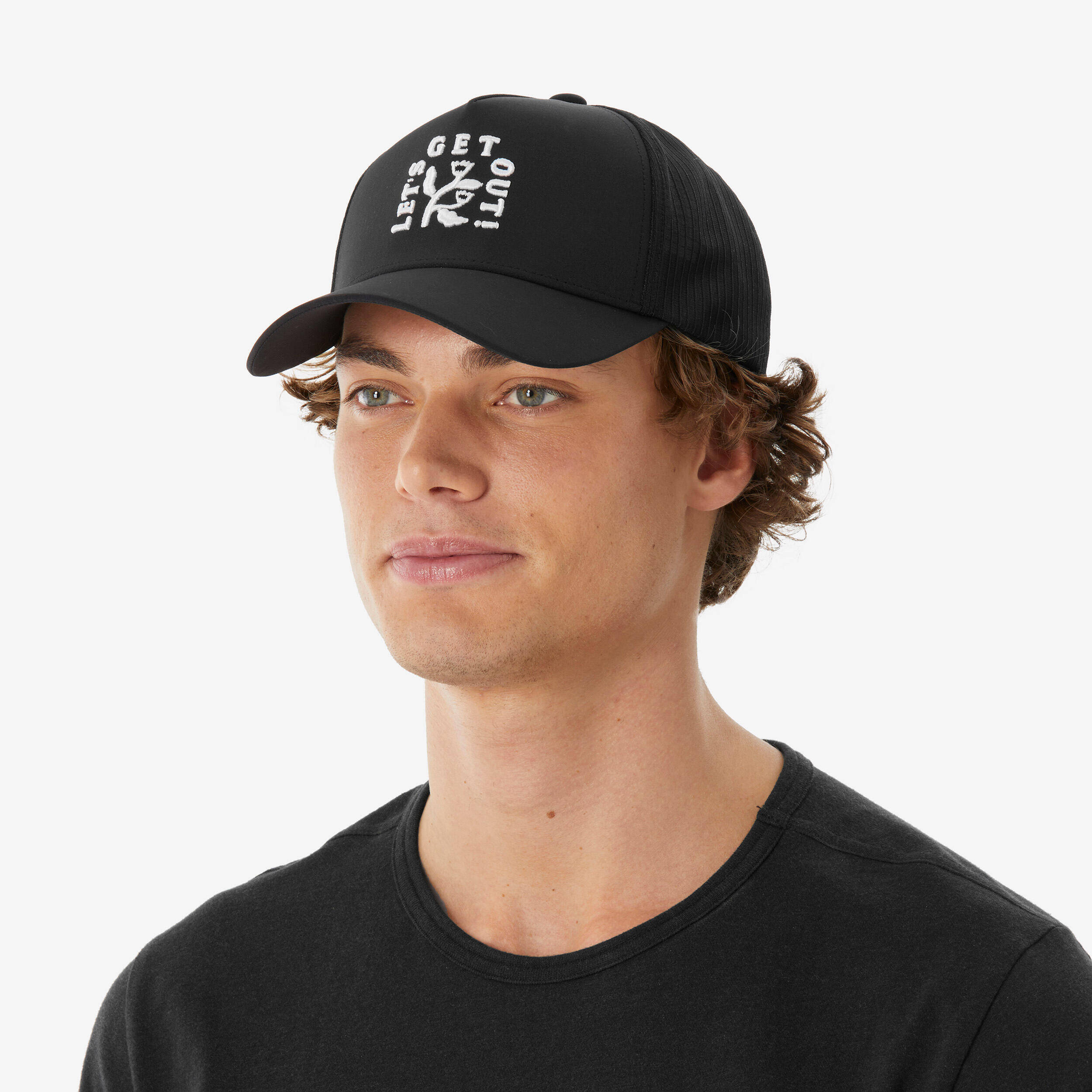Hiking cap, TRUCKER 500 - Black -  2