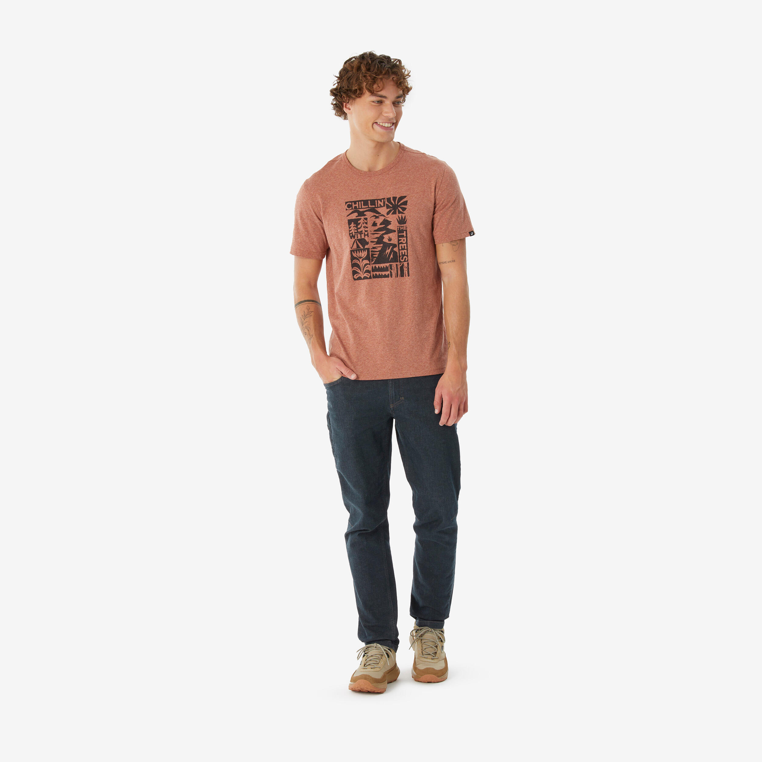 T-shirt de Caminhada NH100 Homem 3/6