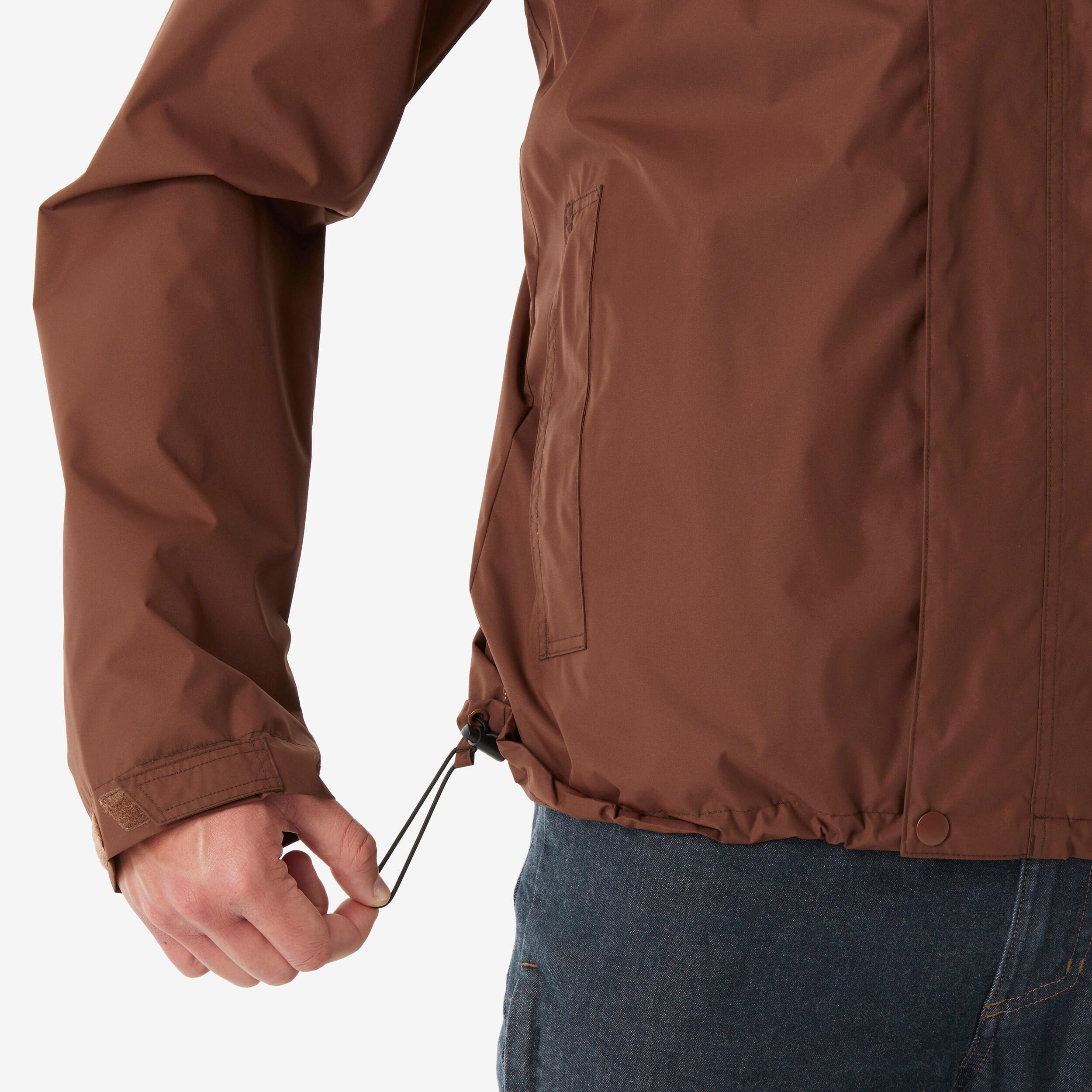Manteau de randonnée imperméable homme, NH 500 6/11