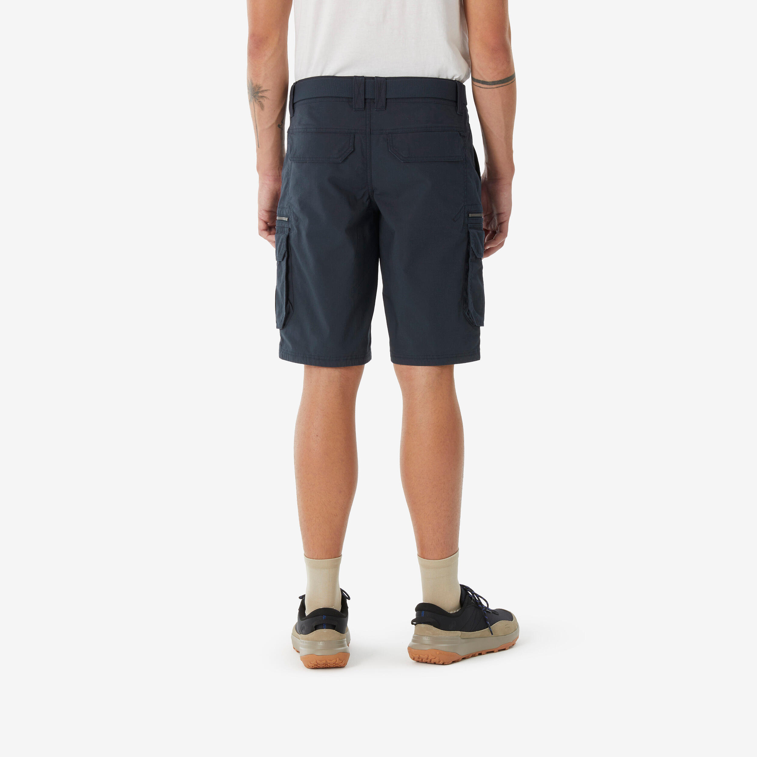Wandershorts Herren – NH500 Cargo blau 3/7
