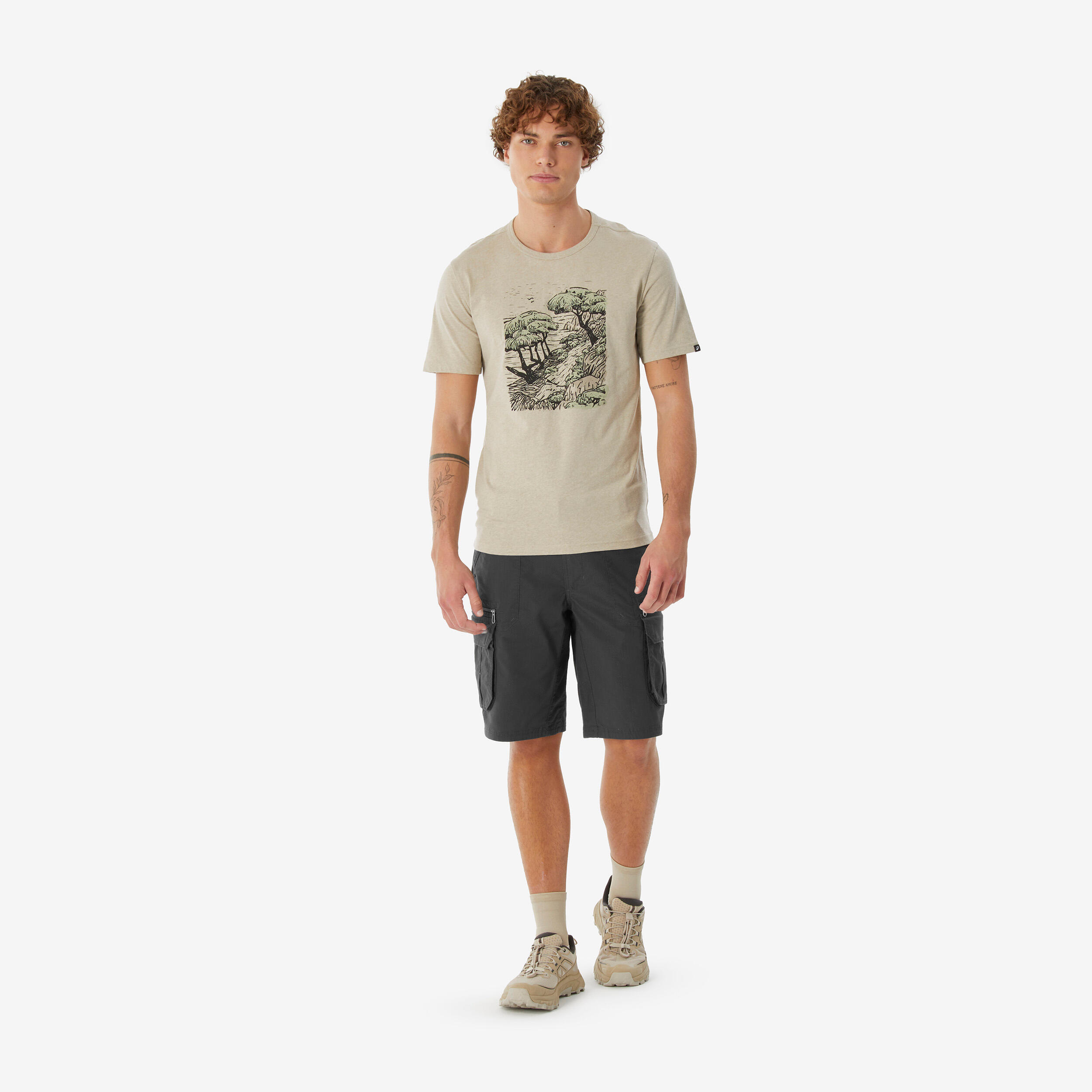 Short de randonnée homme, NH 500 2/7
