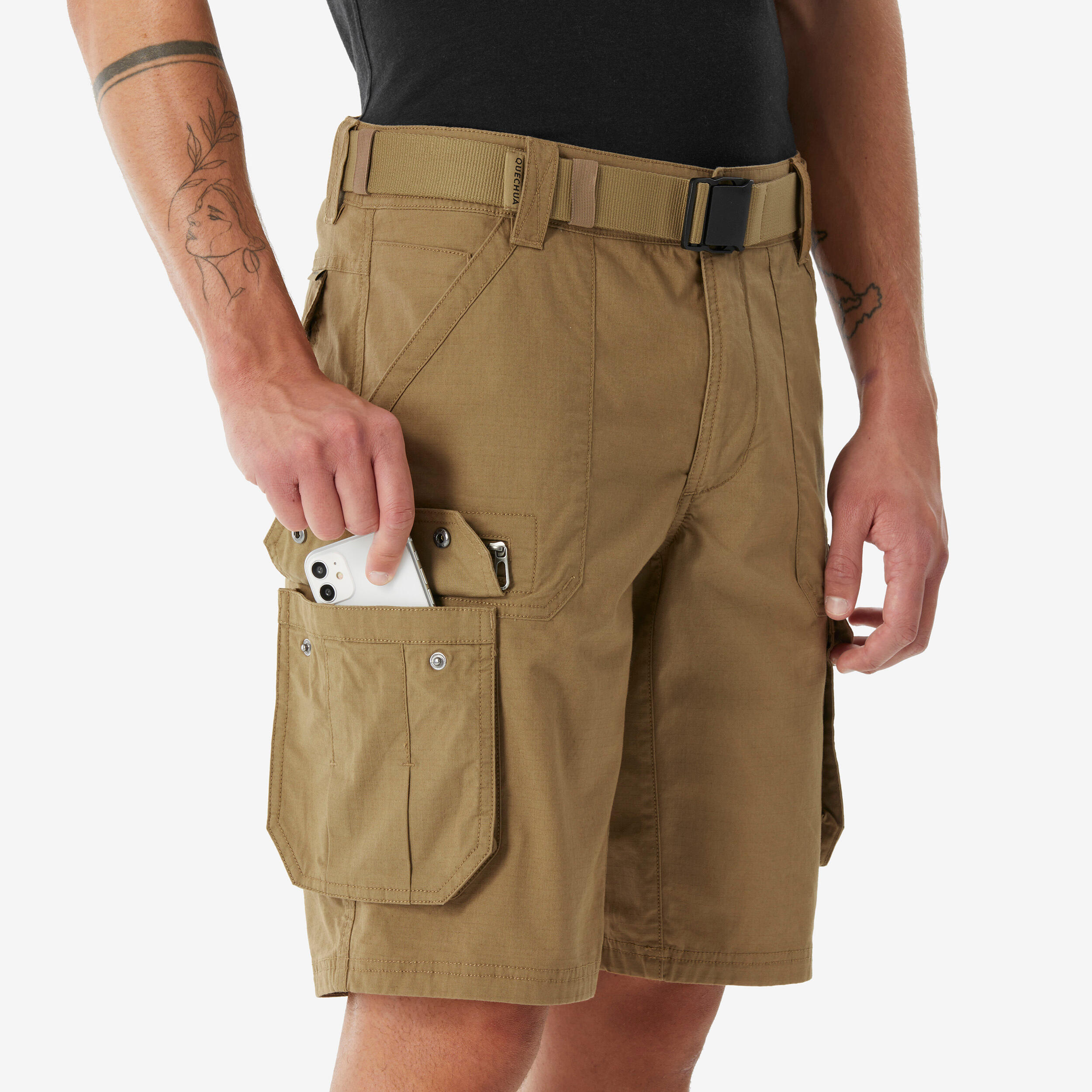 Short de randonnée homme, NH 500 - QUECHUA