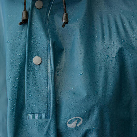 Дощовик-пончо FORCLAZ MT 50 10 л сірий