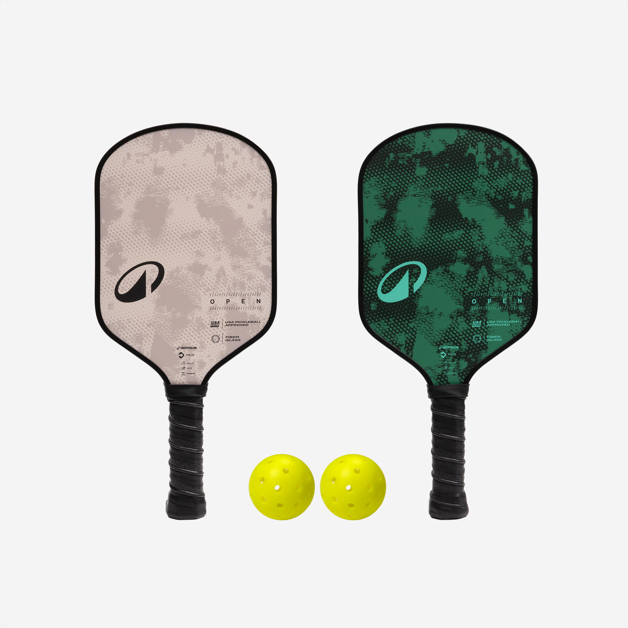 Ensemble de pickleball Open de 2 raquettes, 2 balles et sac de rangement 2/10