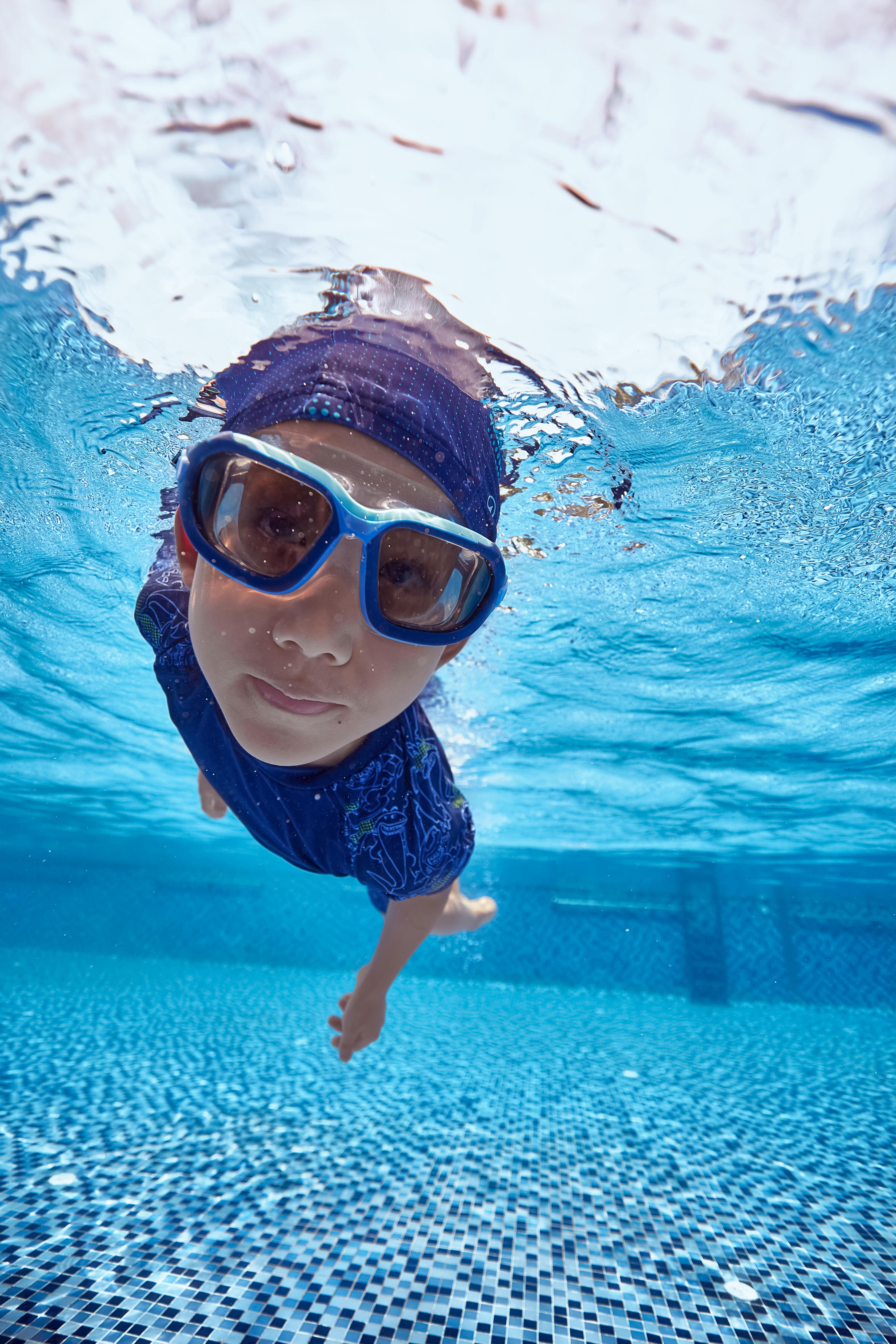 Casque de bain en tissu, taille P 4/6