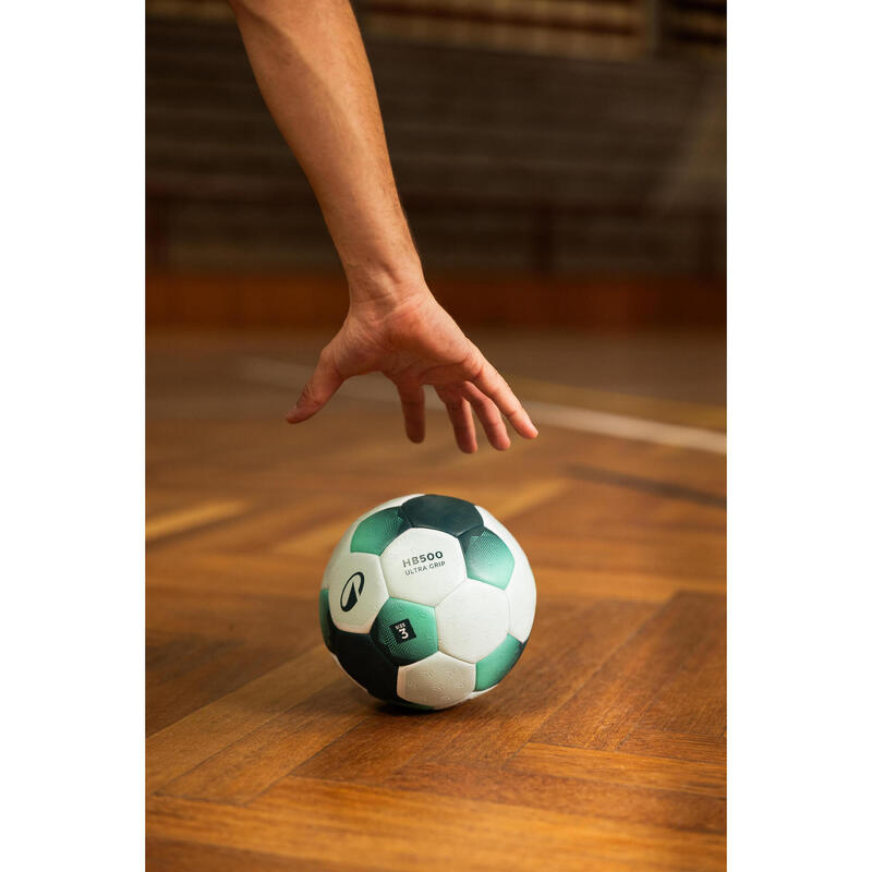 Minge de handbal grip mărimea 3, H500 Ultragrip Verde