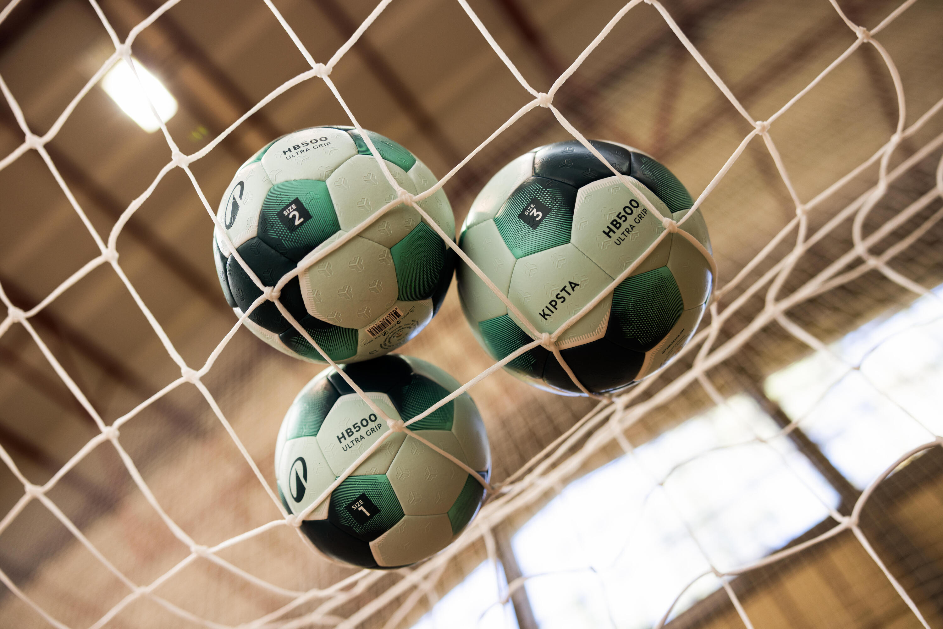 Handball Grösse 1 – HB500 Ultragrip grün 6/8