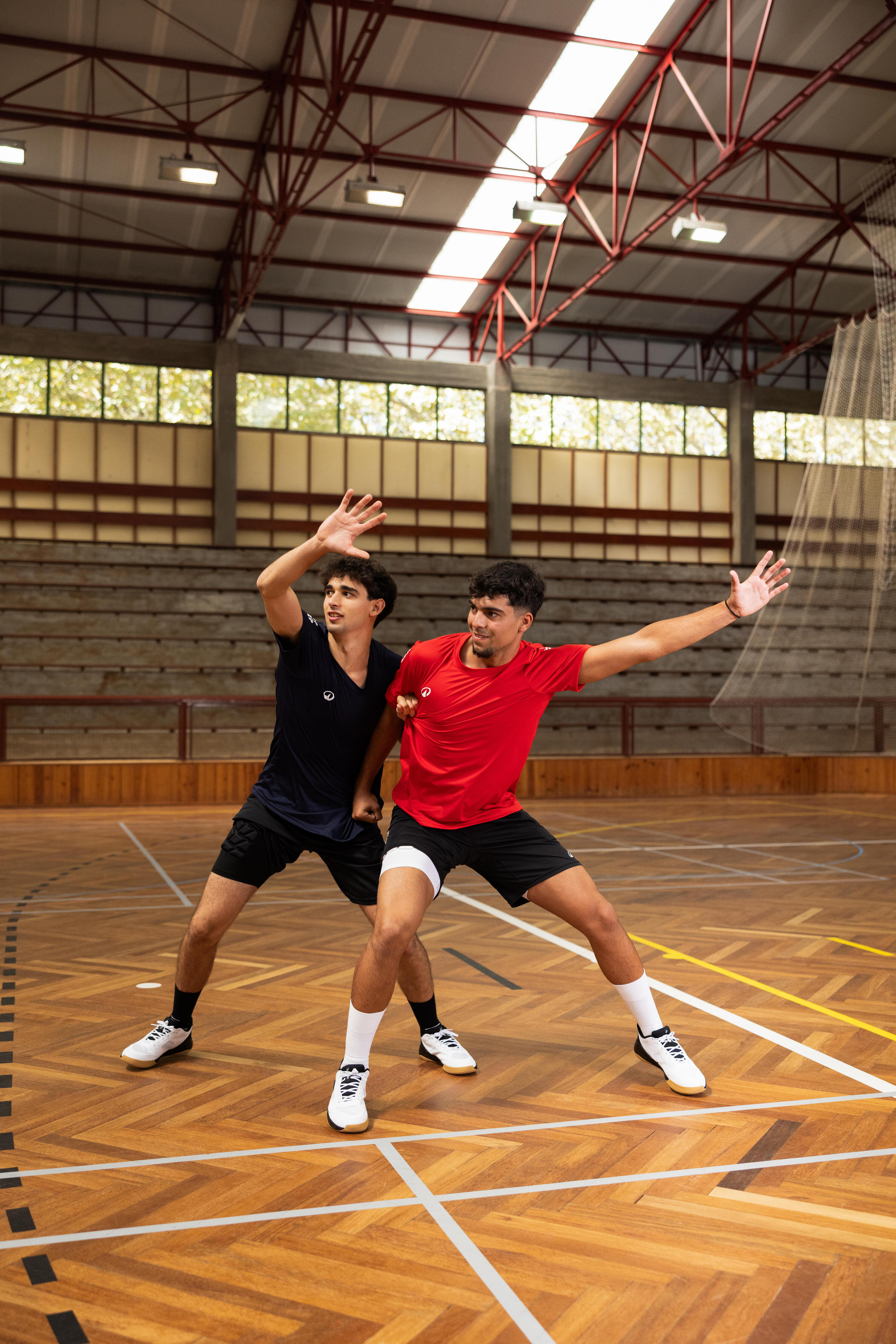 Sous-short de protection de handball adulte, HSH500P blanc 2/9