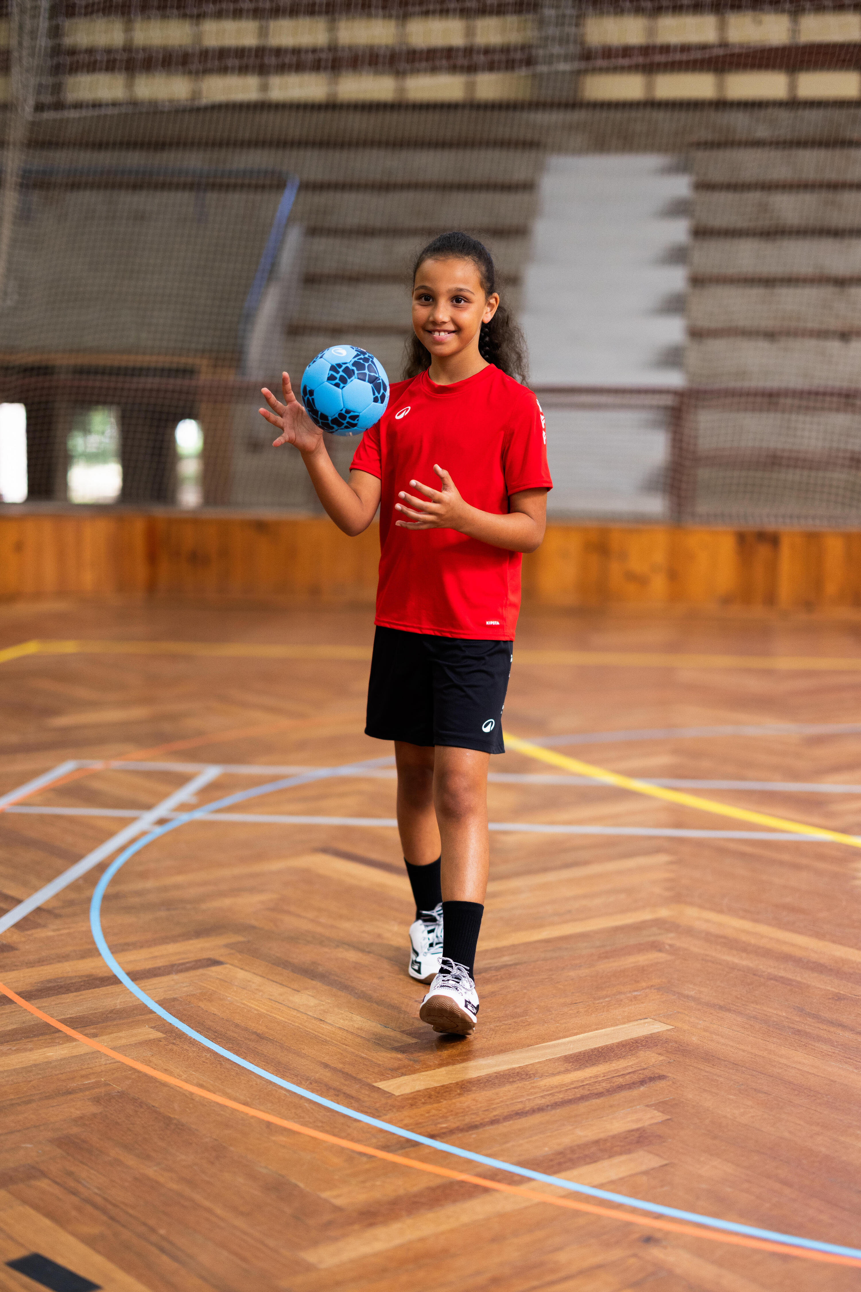 Handbal HB 100 Light maat 0 blauw 10/11