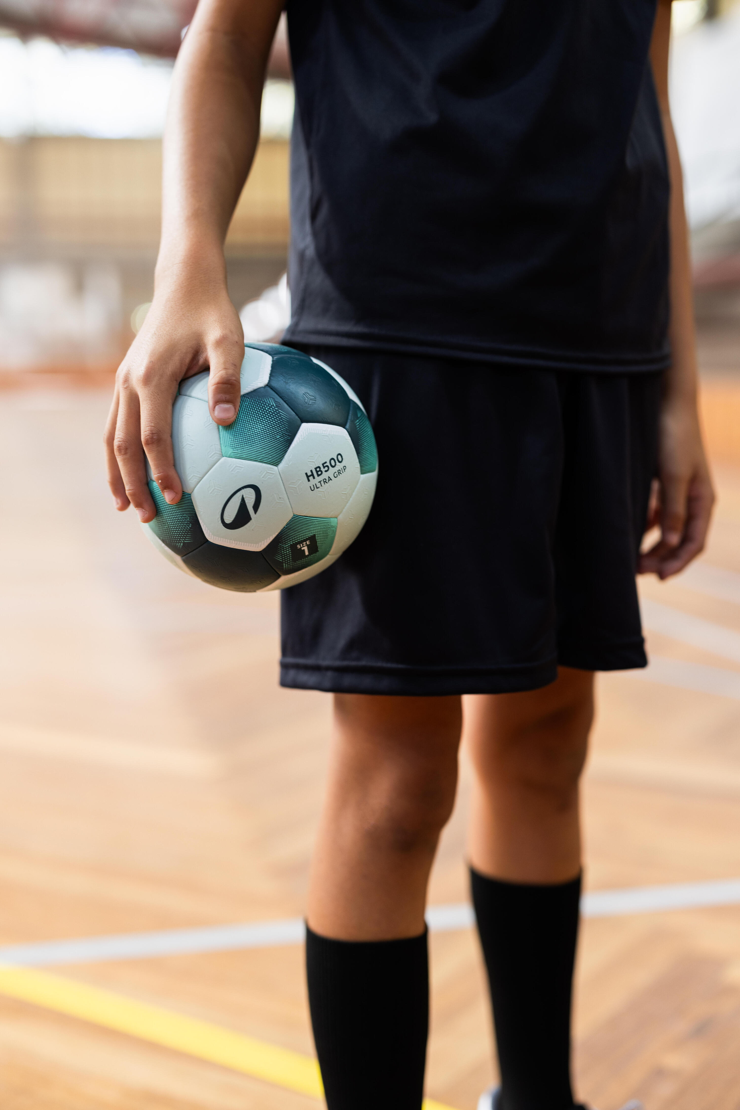 Handball Grösse 1 – HB500 Ultragrip grün 8/8