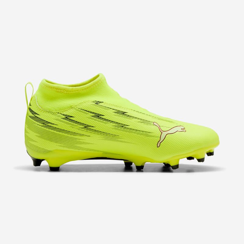 Încălțăminte fără șiret ULTRA 6 MATCH FG/AG Galben Copii