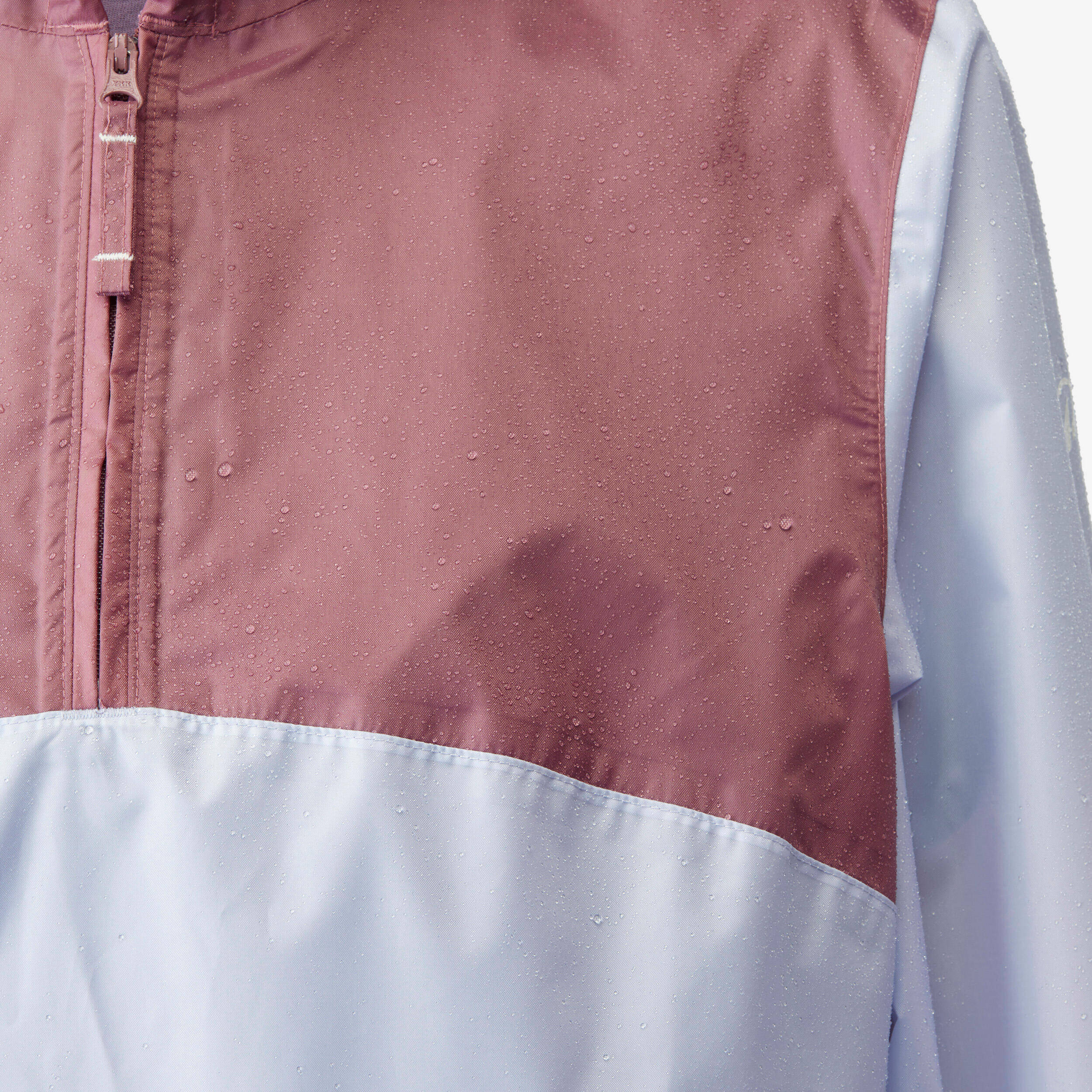 Women’s water-repellent, windproof hiking jacket, Raincut 1/2 Zip - Purple -  3