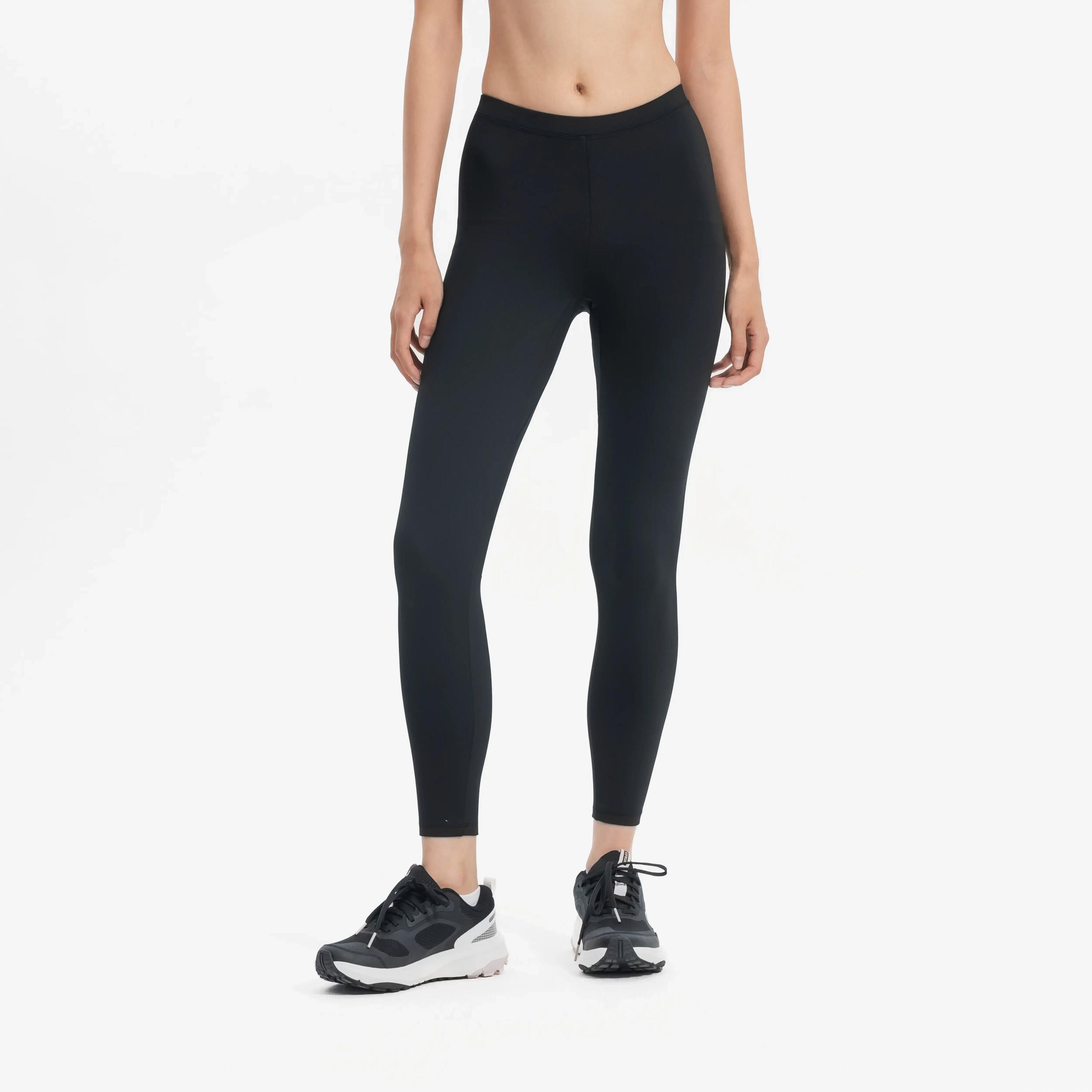 Leggings de desporto clássicas e respiráveis mulher, preto 7/22
