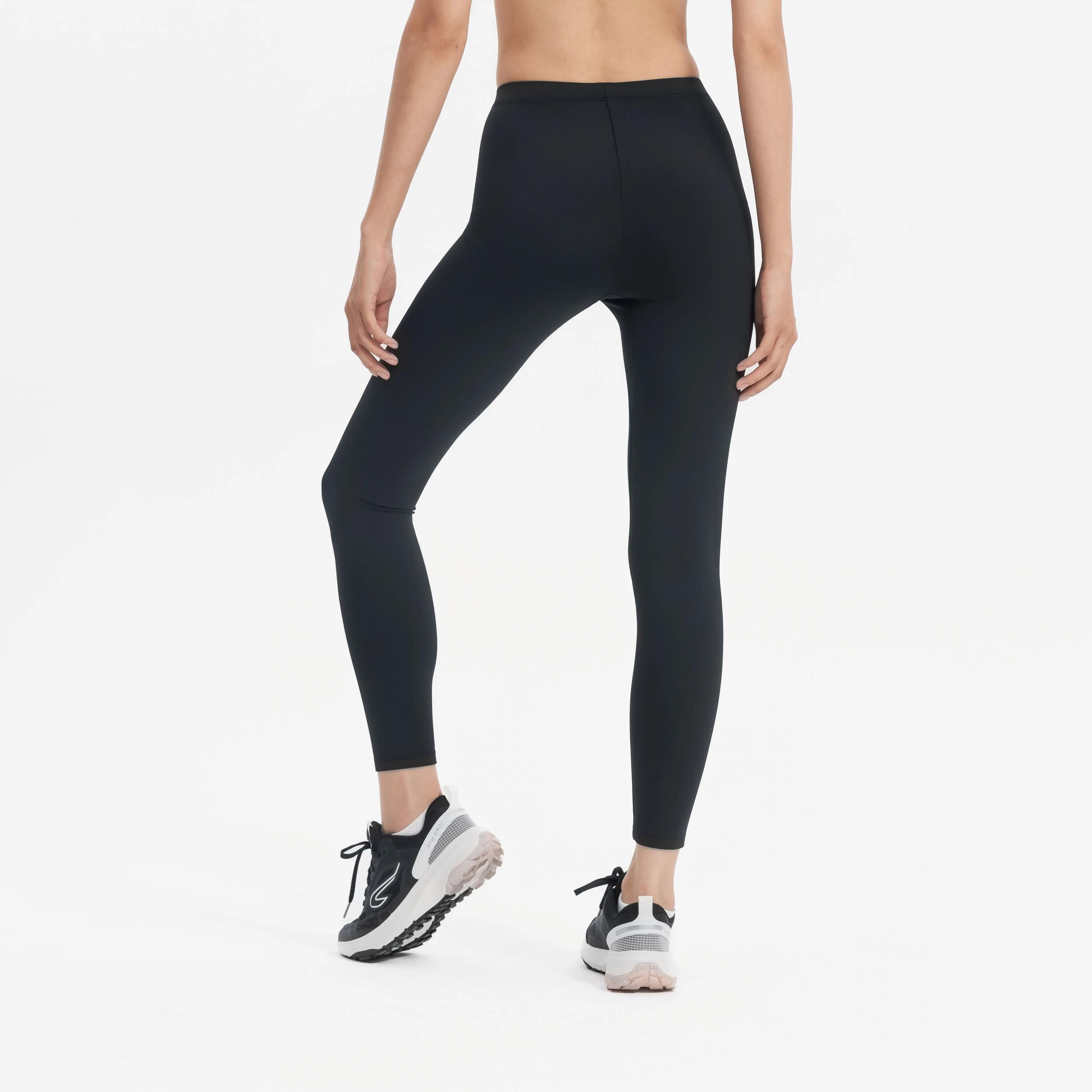 Leggings de desporto clássicas e respiráveis mulher, preto 6/22