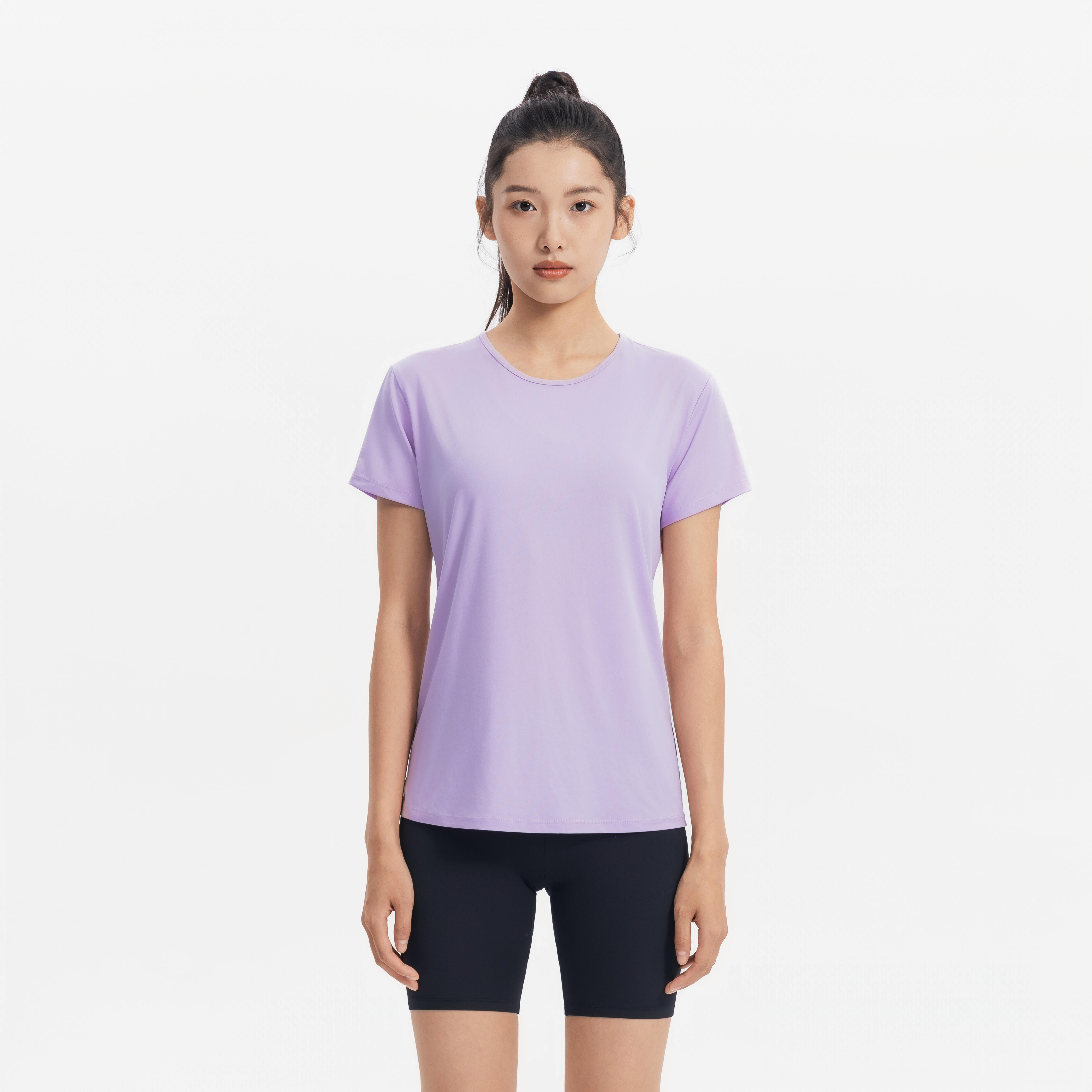 Women's Short-Sleeved Cardio Fitness T-Shirt - Mauve