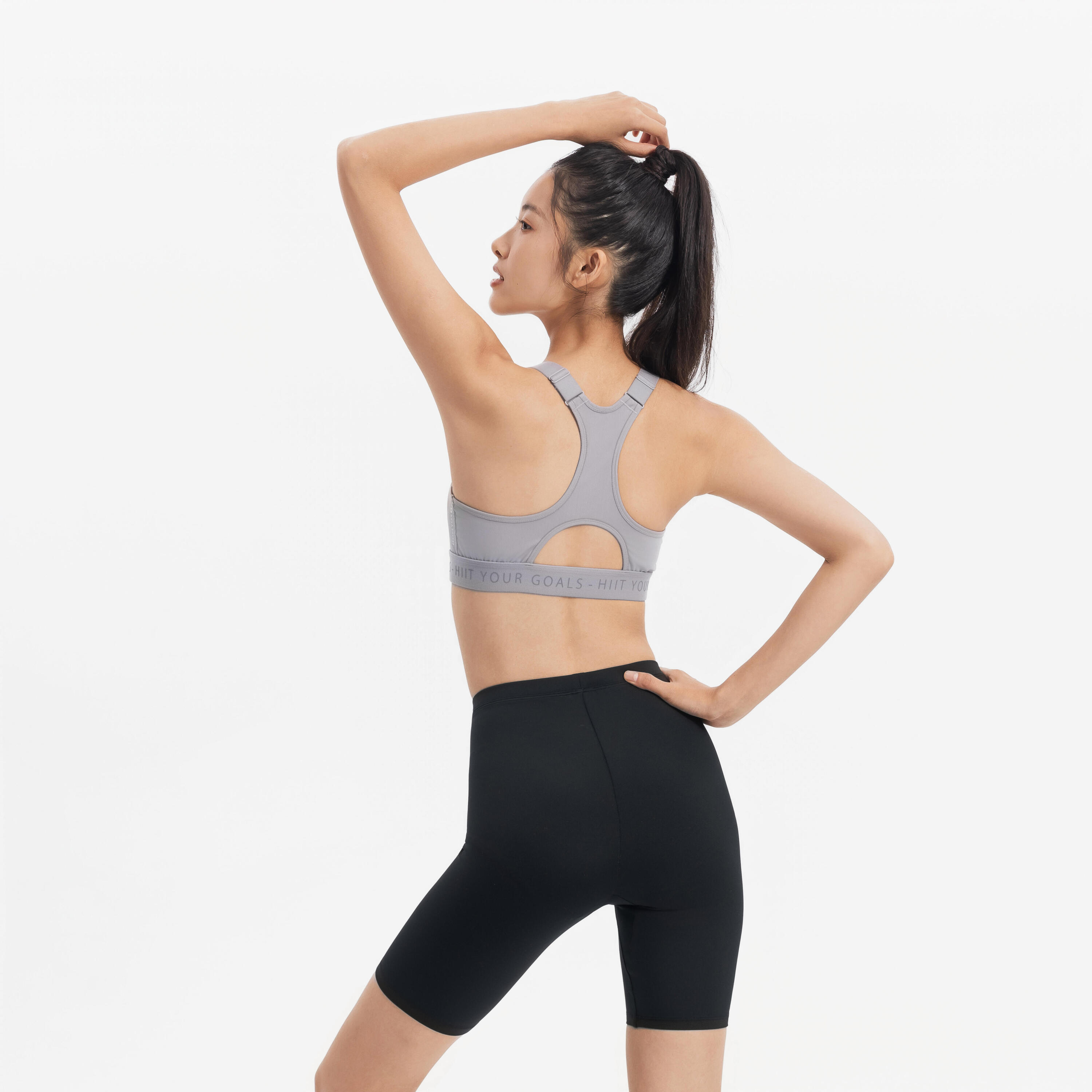Women’s High-Support Zip-Up Sports Bra with Cups 4/7
