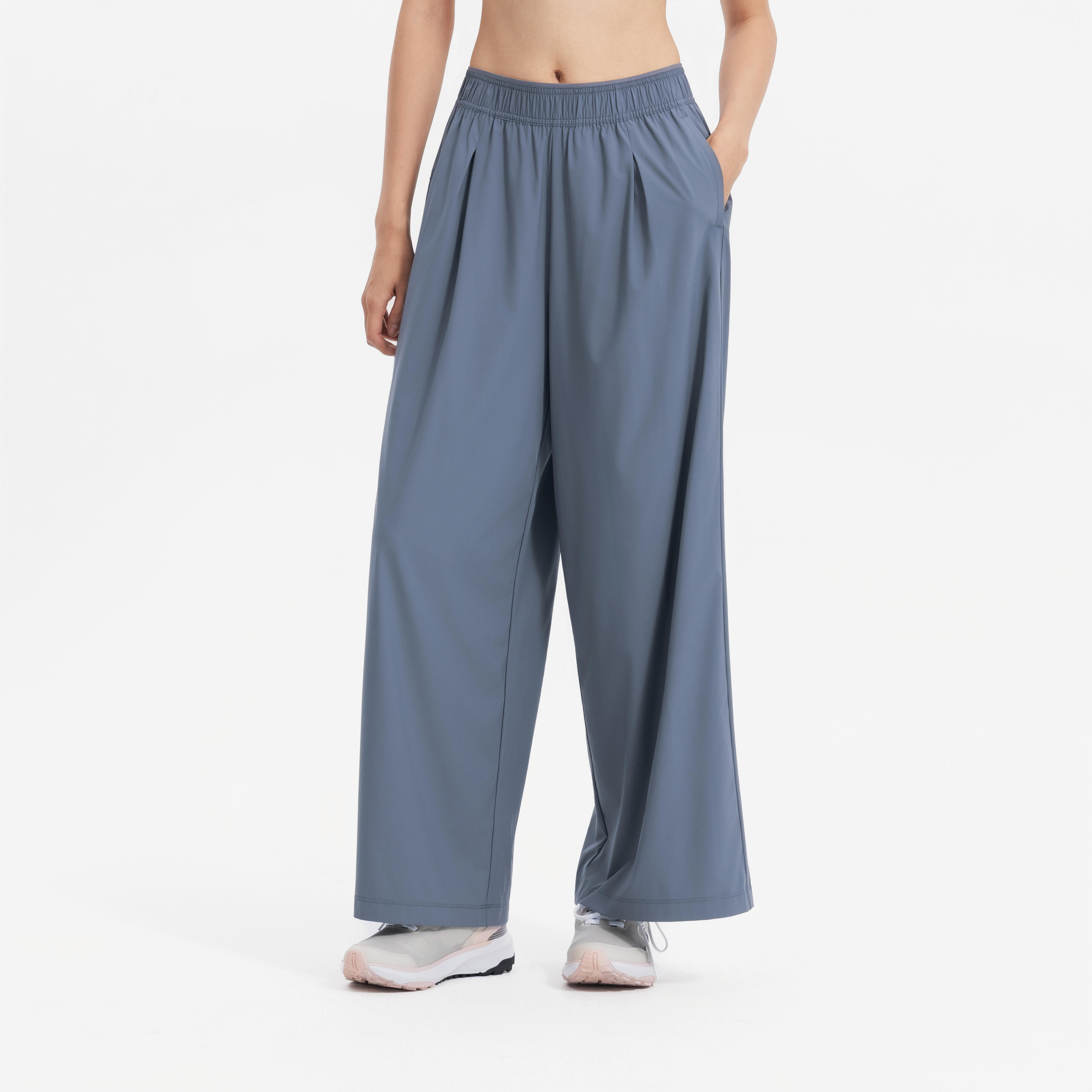 Women Cooling Training Wide Pant 520, Asphalt Grey