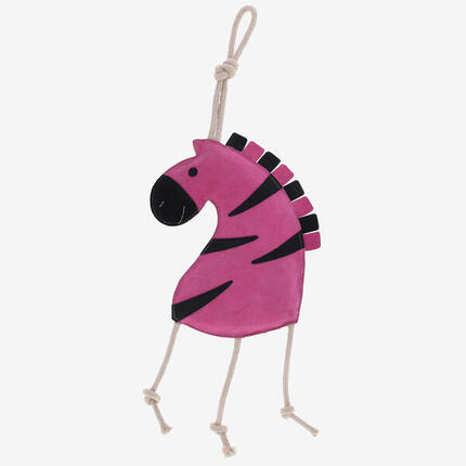 Jouet de boxe pour cheval ou poney - ZEBRE ROSE