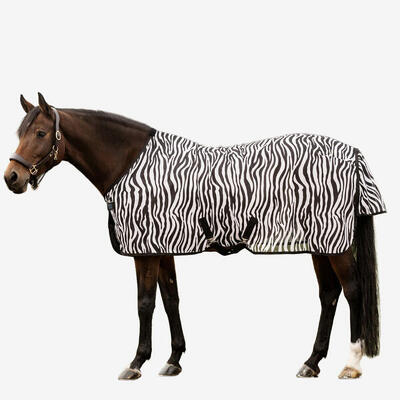 Copertina equitazione pony e cavallo ZEBRA antinsetti